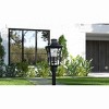 Quentin 4-Light Earth Black Outdoor Post Lantern - 3 of 4