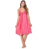Casual Nights Women's Satin Lace Camisole Nightgown - 2 of 4
