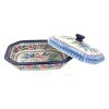 Blue Rose Polish Pottery 662 Ceramika Artystyczna Medium Covered Baker - 2 of 2