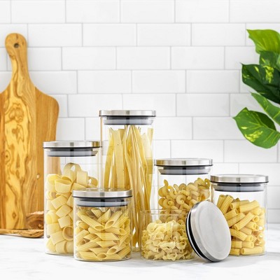 JoyJolt Glass Food Storage Jars - Thumbnail 4