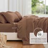 BAGOKIE 5/7 Pieces Seersucker Bed in a Bag Comforter Set - 3 of 4