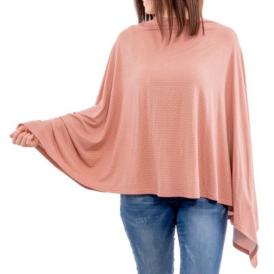 Image of WeeSprout Nursing Cover for Breastfeeding, Soft & Breathable Nursing Cover - Dotted Rose