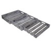 Cheung's Nora Set of 3 Slatted Wood Trays Gray Wash - 4 of 4