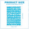 Unique Bargains Mailbox Poster Scrapbooking Decor Self-Adhesive Letter Number Stickers 1/2" 2240 Pcs - 2 of 4