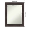 Amanti Art Sloped Non-Beveled Framed Bathroom Vanity Wall Mirror - 3 of 4