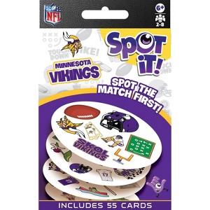 MasterPieces Officially Licensed NFL Minnesota Vikings Spot It Game for Kids and Adults - 1 of 3