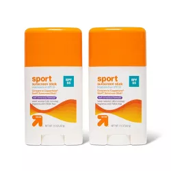 New Adult Sport Sunscreen Stick - SPF 55 - 2pk/3oz - up & up™