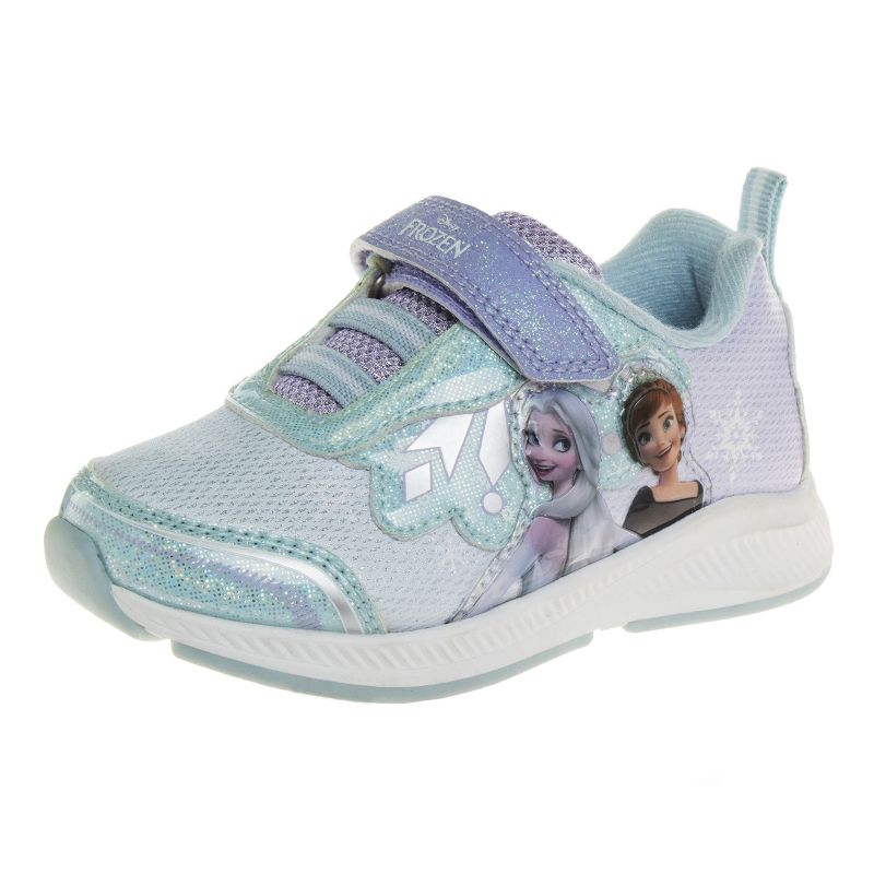 Disney Frozen Toddler Girls' Sneakers w/ 2 White Lights (Toddler), 1 of 7
