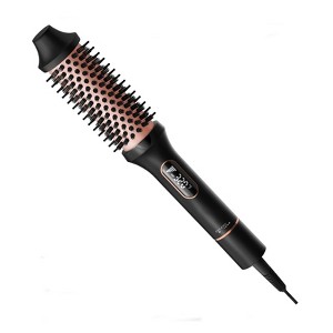 CINOSTAR Heated Round Brush for Blowout Look Volumizer, 1.5 inch Styler Tool, 6 Temps Ionic Thermal Brush, Fast Heating - 1 of 4