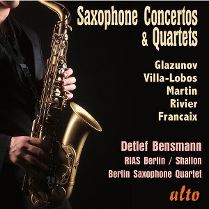 RIAS Berlin - Saxophone Concertos & Quartets; Glazunov, Villa-Lobos, Martin, Rivier (CD) - 1 of 1