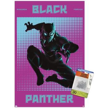 Trends International Marvel Shape of a Hero - Black Panther Unframed Wall Poster Prints