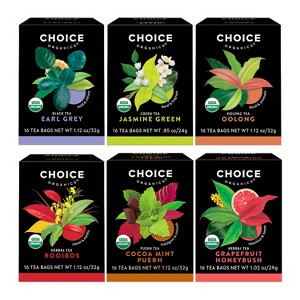 Choice Organics  Favorites Variety Pack Sampler -  96 ct , 6 Pack - 1 of 4