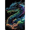 Trends International Wumples - Neon Cosmic Dragon Unframed Wall Poster Prints - 4 of 4
