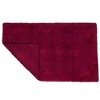 2pc Solid Bath Mat Set Burgundy - Yorkshire Home - image 3 of 4