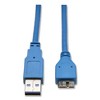 Tripp Lite USB 3.0 SuperSpeed Device Cable, 3 ft, Blue - 2 of 2