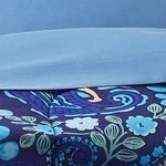 navy paisley