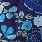 navy paisley
