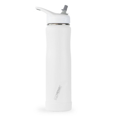 EcoVessel 24oz Summit Insulated Stainless Steel Water Bottle with Straw Top