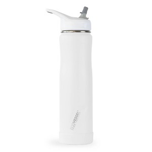 EcoVessel 24oz Summit Insulated Stainless Steel Water Bottle with Straw Top - 1 of 1