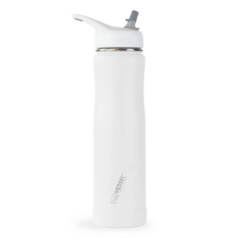 Ecovessel 24oz Insulated Stainless Steel Water Bottle With Dual