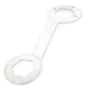 Unique Bargains Hexagon Spanner Repair Tool Metal 36mm 38mm Silver Tone - 1 of 1