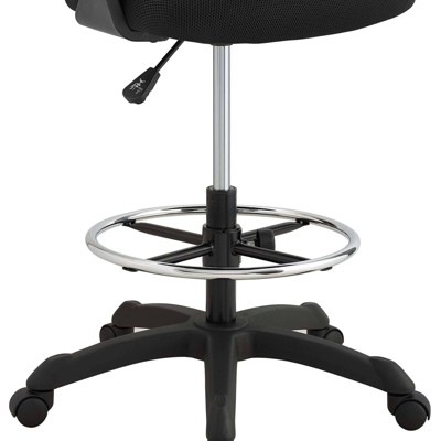 Black Mesh High Back Swivel Drafting Chair
