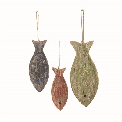 Fish Trays, Set of 3 - Foreside Home and Garden