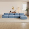 Aukfa Modular Corduroy Sectional Sofa with Ergonomic Support - Pet Friendly, Easy Assembly, Non-Slip Base Design - 2 of 4