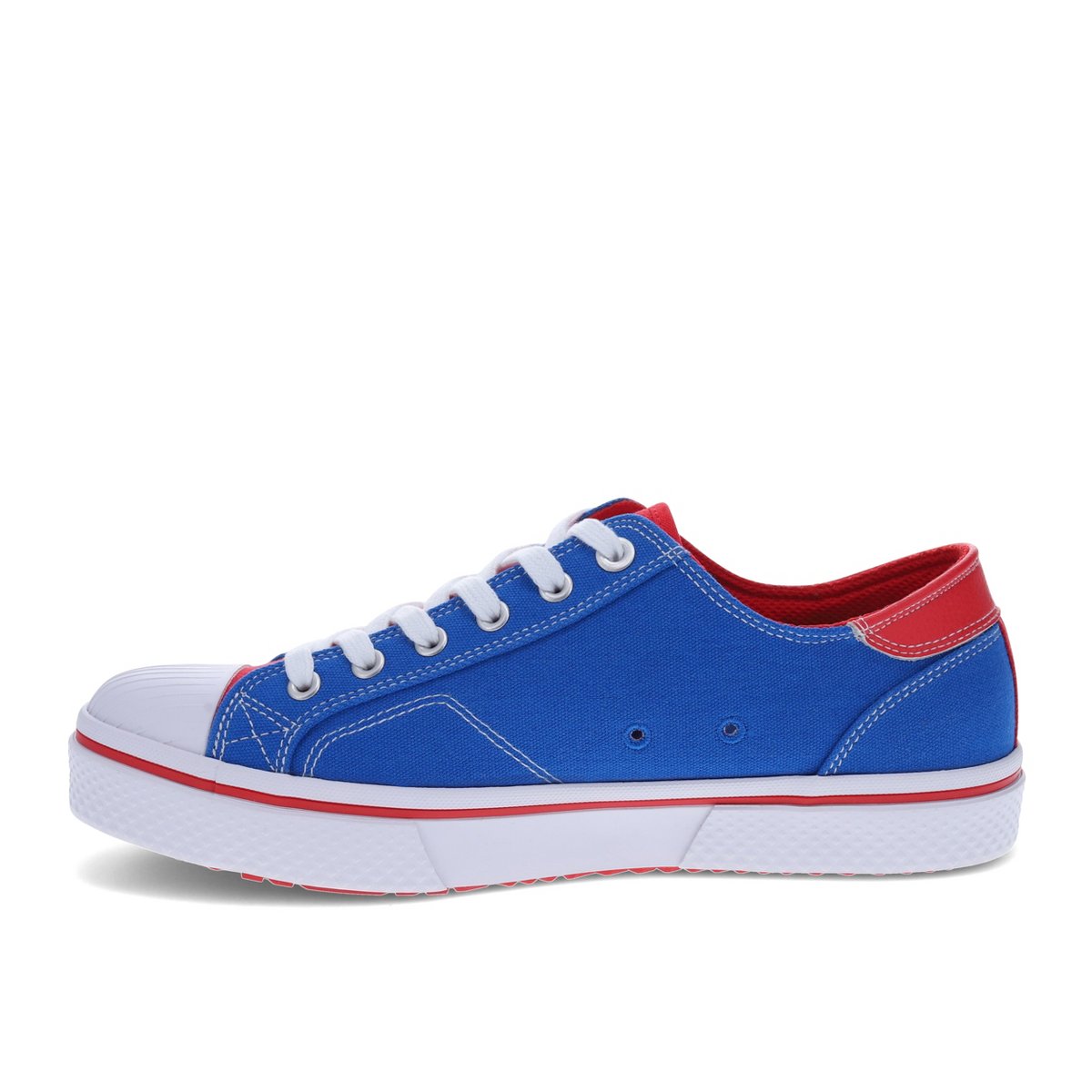 Мужские Starter Mens Tradition 71 Low Canvas Lowtop Sneaker, Blue/Red, Size 11 — фото 5