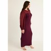 June + Vie by Roaman's Women's Plus Size Chiffon-Paneled Midi Sweater Dress - 3 of 4