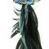 Northlight 10" Peacock Feather Jeweled Tassel Christmas Ornament - Blue - 2 of 3