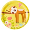 Blue Panda Disposable Dinnerware Set - Serves 24 - Cute Sloth Animal Themed Party Supplies for Kids Birthdays, Baby Showers - 3 of 4