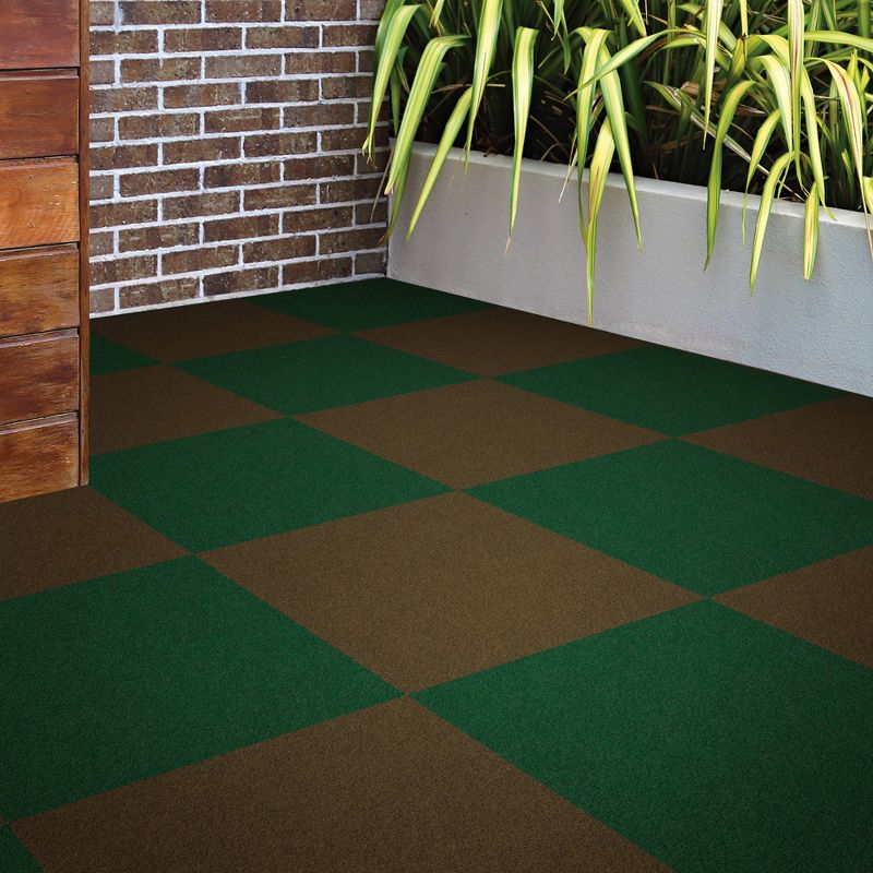 24&#34; 15pk Self Stick Carpet Tile Fern Green - Foss Floors, 3 of 7