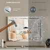 Vanity Mirror with Crushed Diamond Lights Strip 31.5" x 22.8" Lighted Makeup Mirror with USB Charging Port - 3 of 4