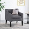 Deanna Contemporary Fabric Tufted Accent Chair - Christopher Knight Home - 2 of 4
