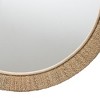 bali & pari Geralyn Japandi Natural Seagrass Round Wall Mirror - 3 of 4