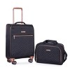 4-Piece Softside Luggage Set with Spinner Wheels, Expandable Lightweight Terylene Suitcases 16", 20", 24", 28" for Travel-Cuddlewood - 3 of 4