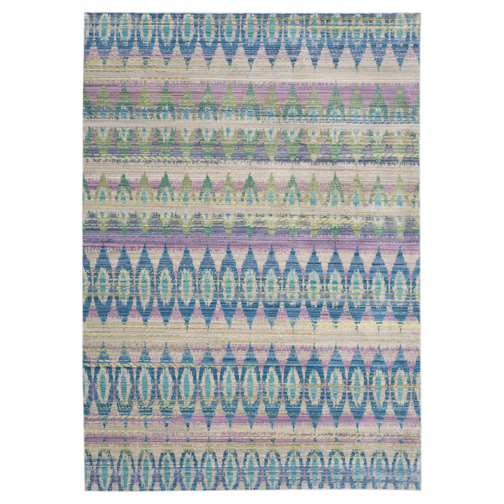 5'x8' Sophia Area Rug Purple/Multi - Safavieh