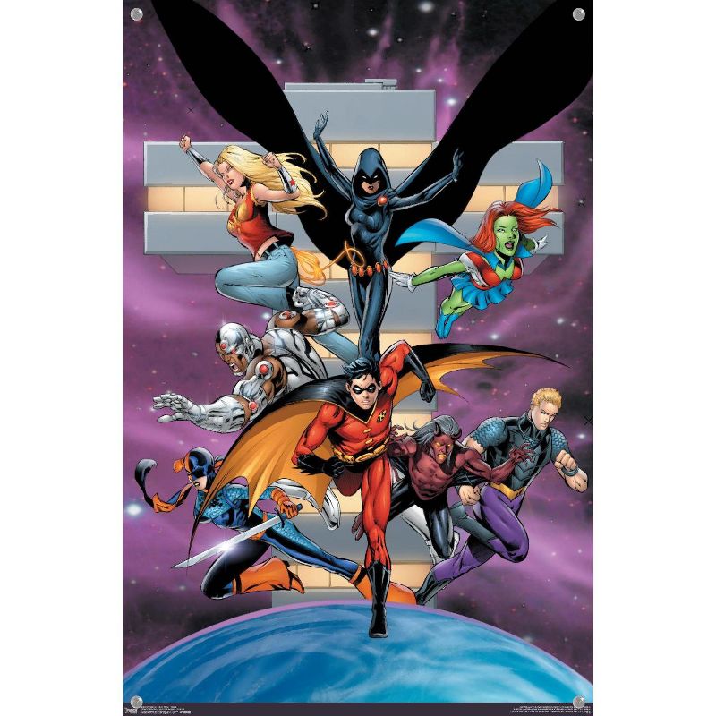 Trends International DC Comics - Teen Titans - Group Unframed Wall Poster Prints, 4 of 7