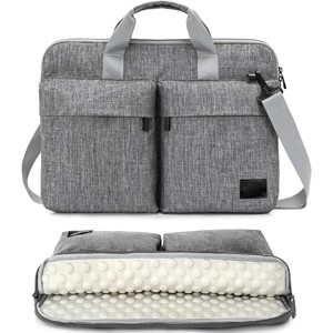Laptop Bag, Slim Computer Handbag Sleeve Case for Men & Women, Grey - 1 of 4