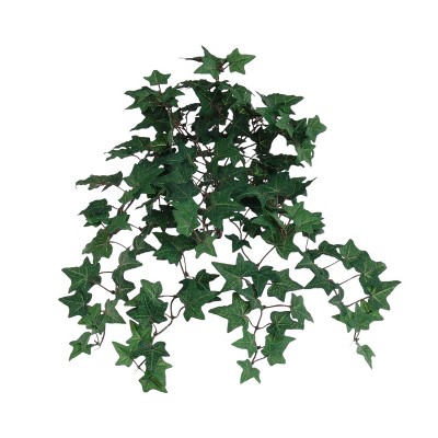 Floral Home 13" Mini English Ivy Bush with 176 Leaves - 12-Piece