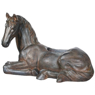 Sullivans Horse Vase 16"H Bronze