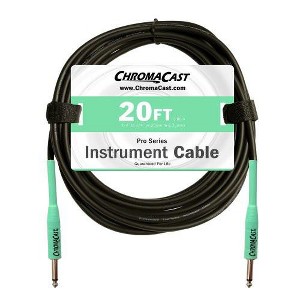 ChromaCast Pro Series Cables CC-PSCBLSS-20SGR Surf Green 20-Feet Pro Series Instrument Cable, Straight - Straight - 1 of 1