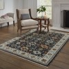 Arya Traditional Medallions Indoor Area Rug Blue - Captiv8e Designs - 2 of 4