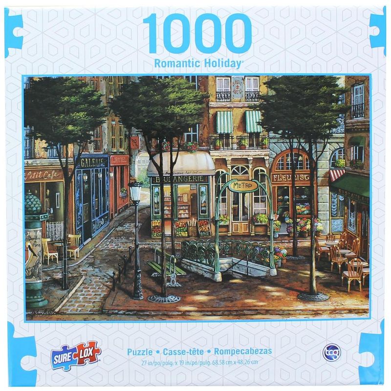 The Canadian Group Romantic Holiday 1000 Piece Jigsaw Puzzle | Sunlit Square, 1 of 7