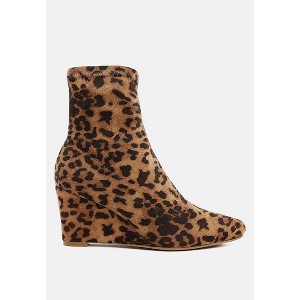 Yara Microfiber Wedge Sock Boots - 1 of 4