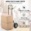 400lbs Hand Truck Dolly, Heavy Duty Steel Dolly Cart with 10" Rubber Tires & 35" - 45" Telescoping Handle for Warehouse, Supermarket, Garage - 2 of 4
