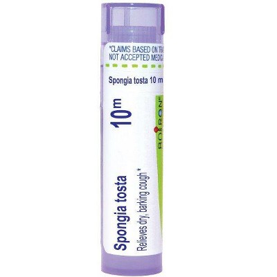 Spongia Tosta 10M by Boiron Homeopathic Single Medicine For Cough, Cold & Flu  -  80 Pellet
