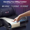 Douxlife Modern 7-Point Massage Ergonomic Gaming Chair with Footrest & Adjustable Armrests Black - 4 of 4