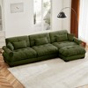 Christopher Knight Home Clare Modular Oversized Button Tufted Velvet Sectional Sofa with Movable Ottomans - 2 of 4